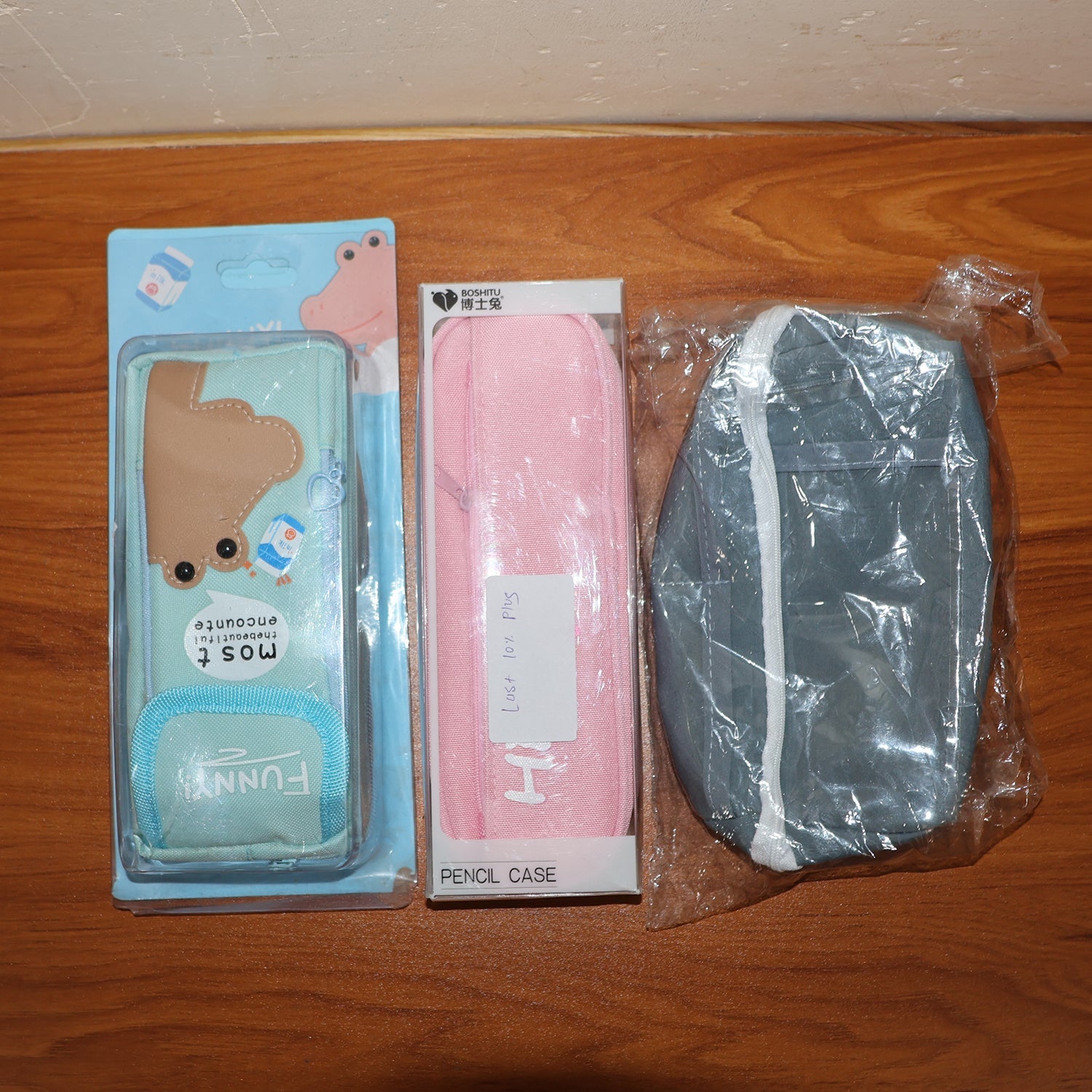 Printed Multipurpose Zipper Pencil Pouch - (1 Pc / Mix Design)