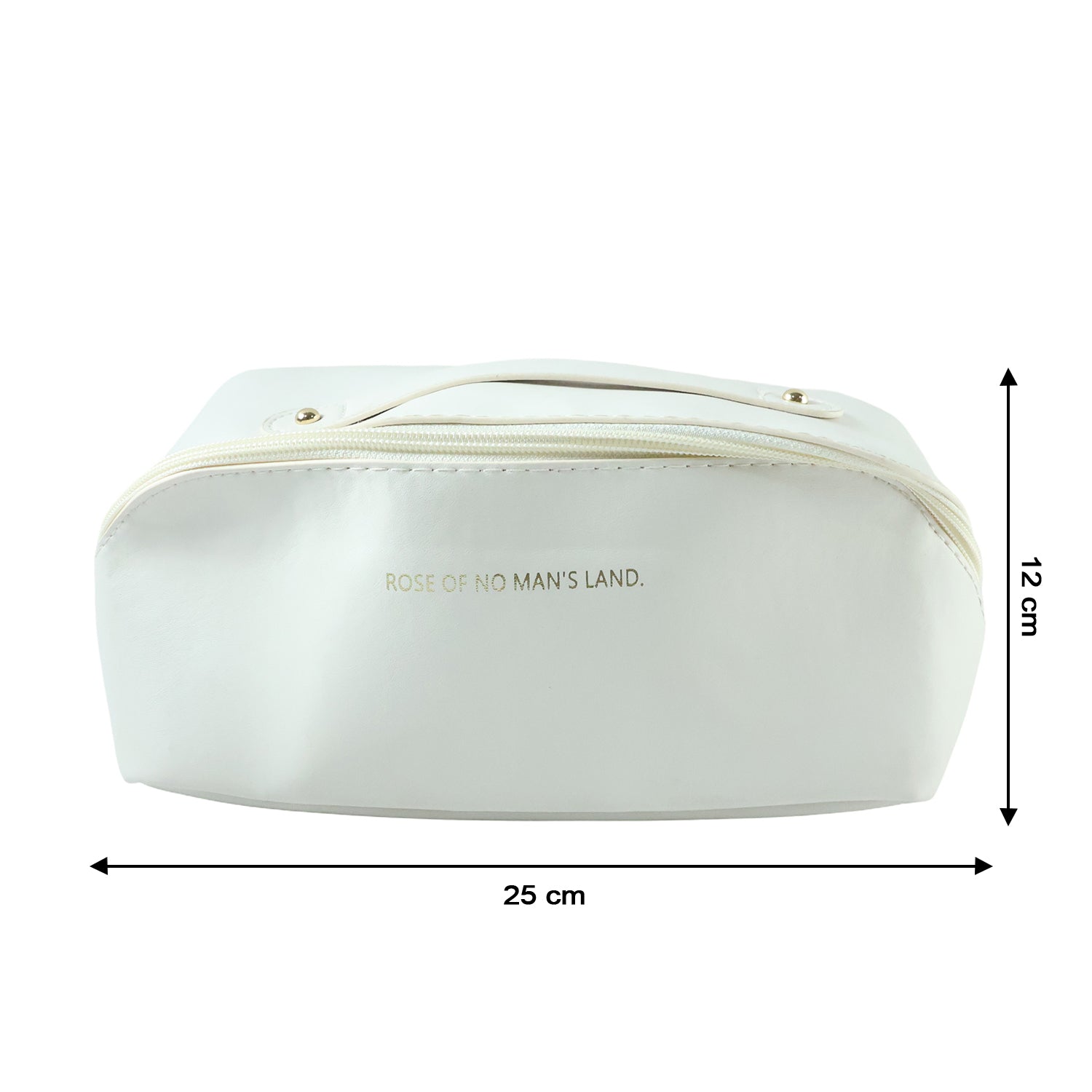 Travel makeup and toiletry pouch interior details
