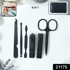 6 in 1 Professional Manicure & Pedicure Grooming Tool Set