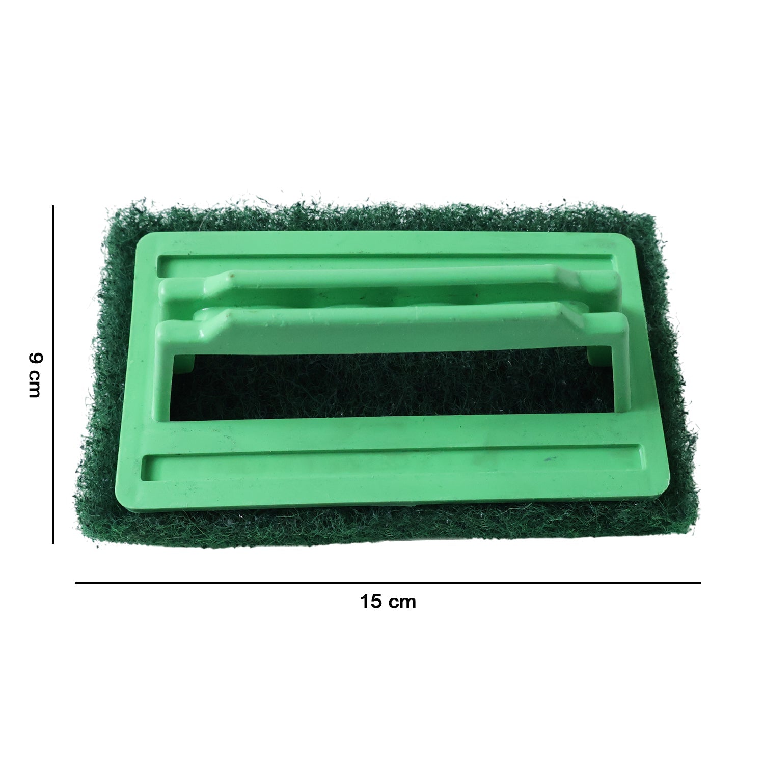 Tile scrubber brush cleaning pool surface
