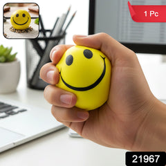Soft Foam Smiley Toy Ball (1 Pc)