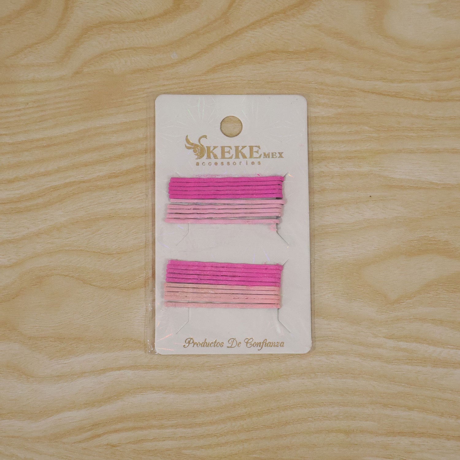 Pink bobby pins styling use