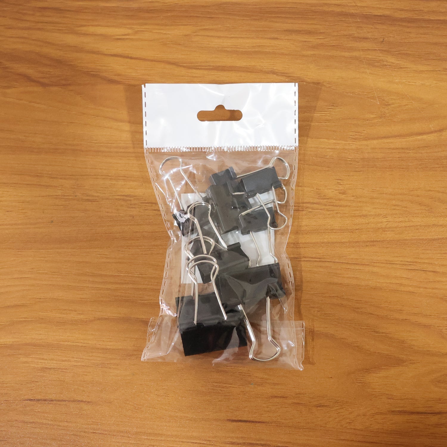 Strong Black Binder Clips (10 Pc )