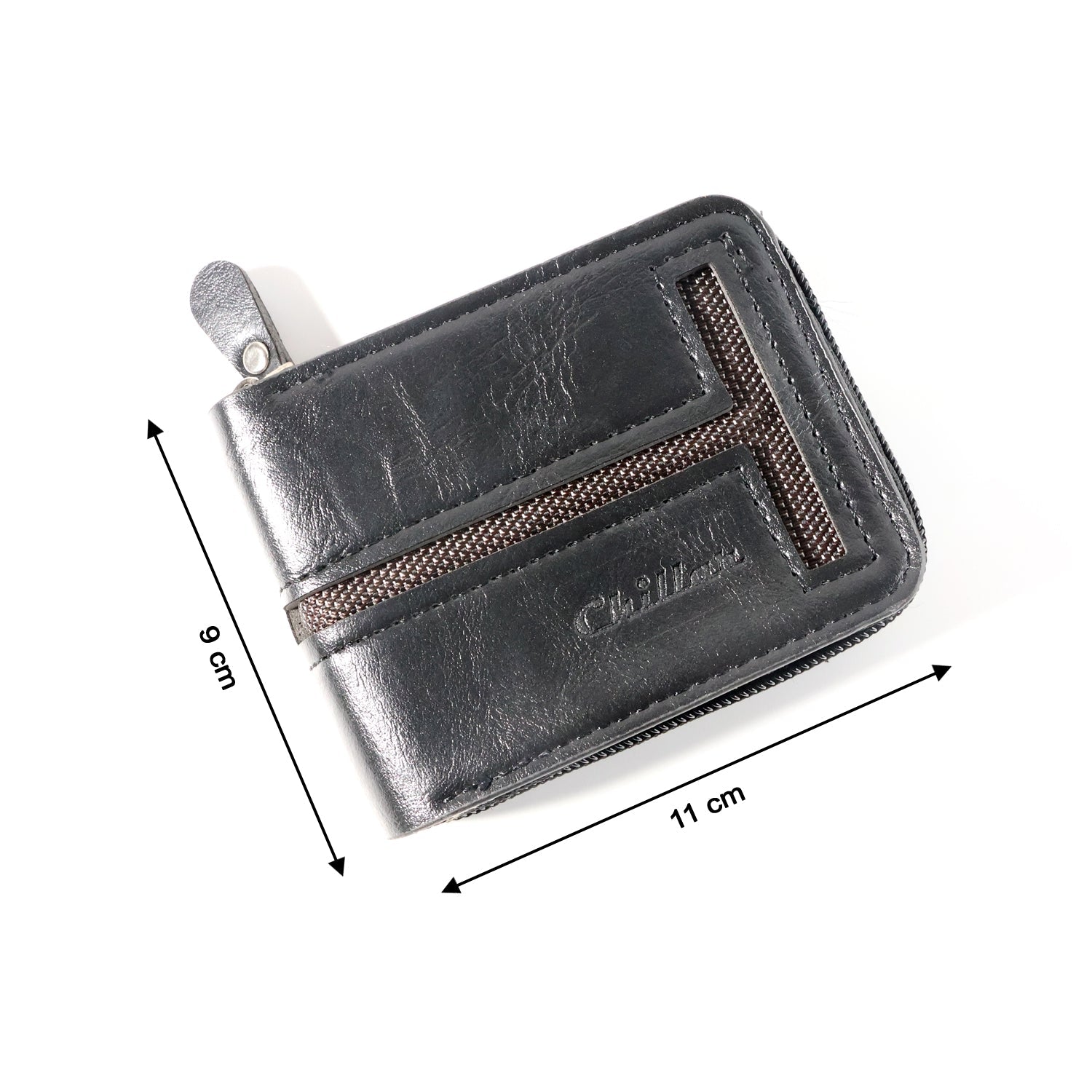 Compact Zip-Around Card Holder Wallet for Men & Women (1 Pc)