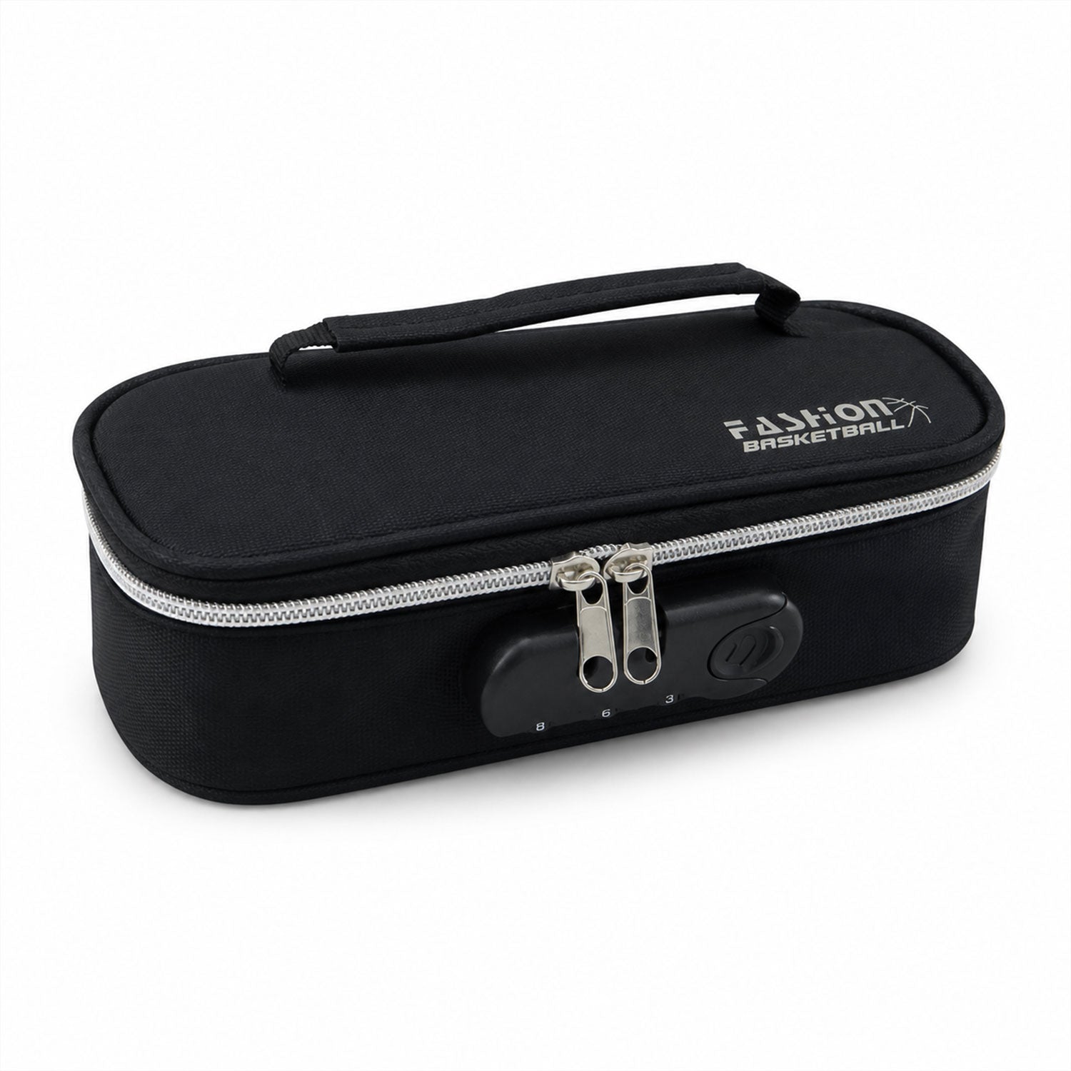 4 Layer Zipper Stationery Pouch Pencil Case with Combination Lock for Students