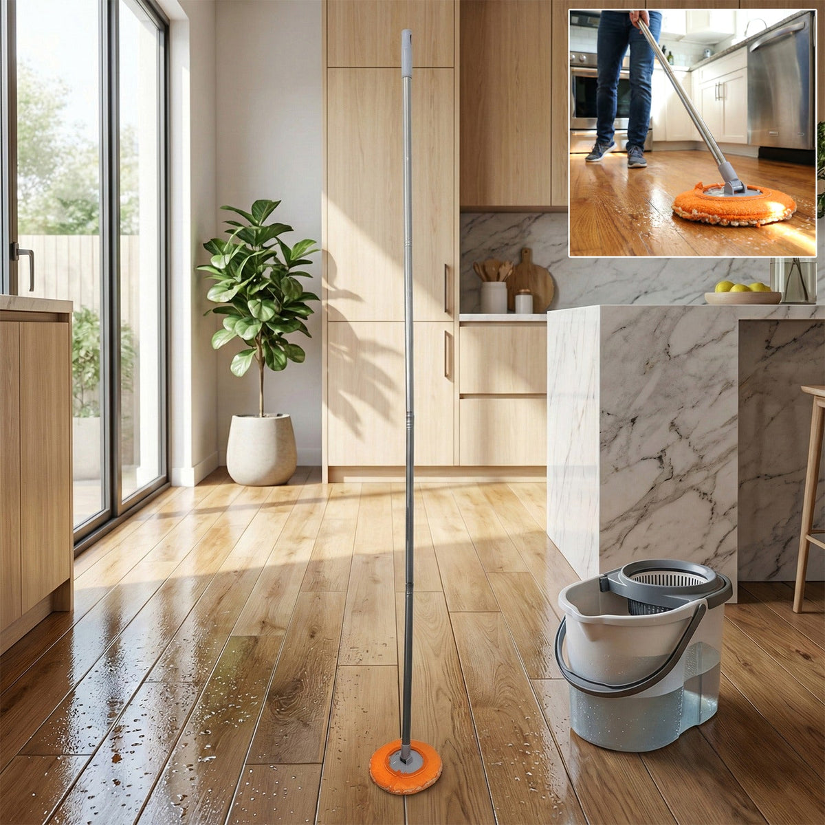 Multipurpose Spin Mop (1 Pc Set)