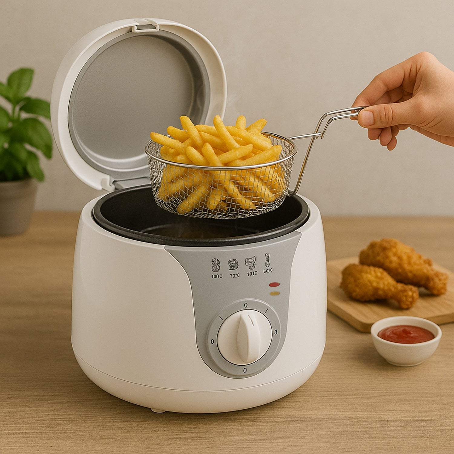 Orbit Adjustable Electric Deep Fryer - 1200W