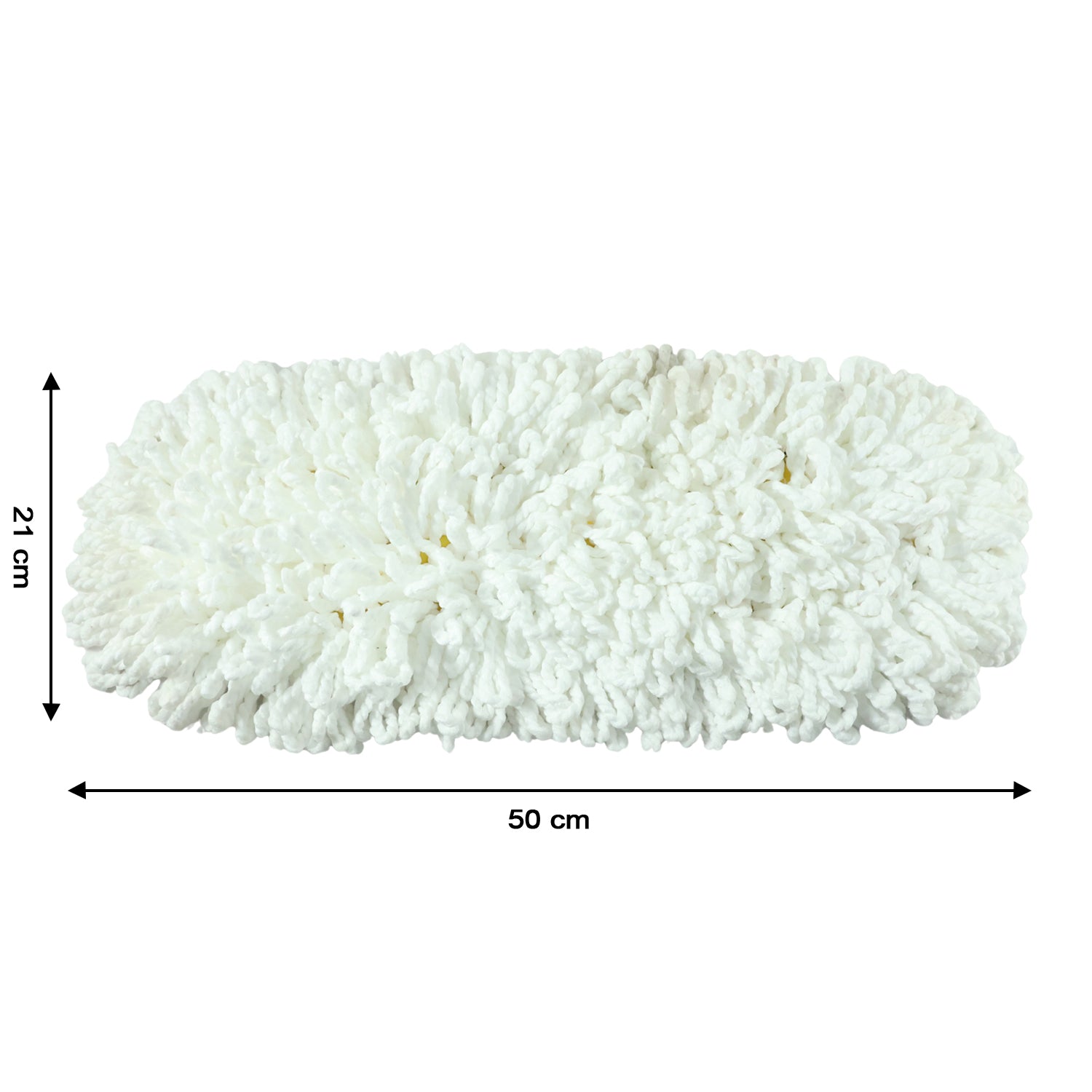 Dust mop refill laid out flat