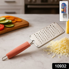 Supermom Stainless Steel Multipurpose Vegetable and Cheese Grater with Soft Grip Handle (1 Pc)