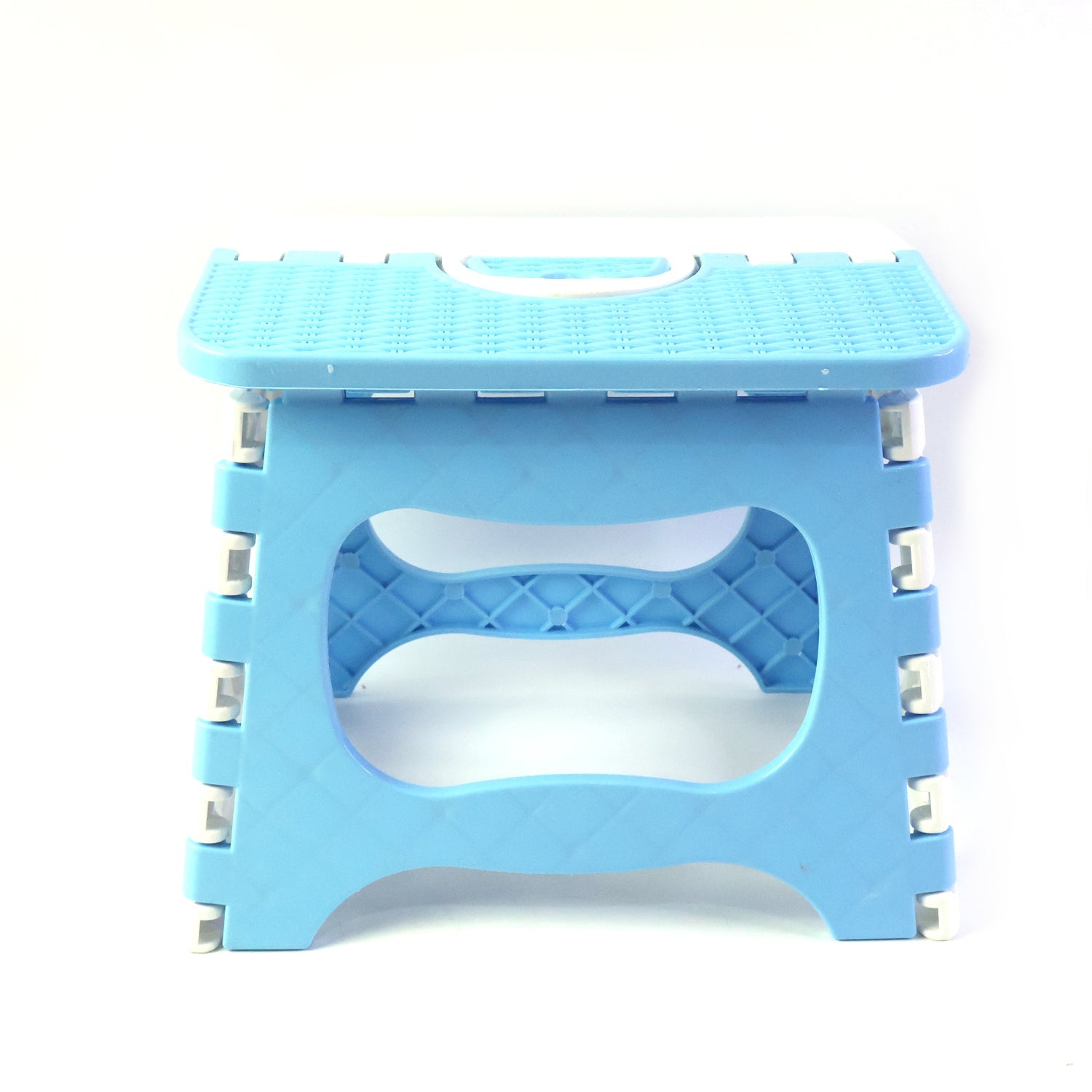 Collapsible plastic step stool