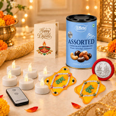 LED Tealight Chocolate Gift Set