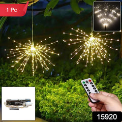 Remote Controlled Starburst Firework LED Hanging Decorative Light (1 Pc)