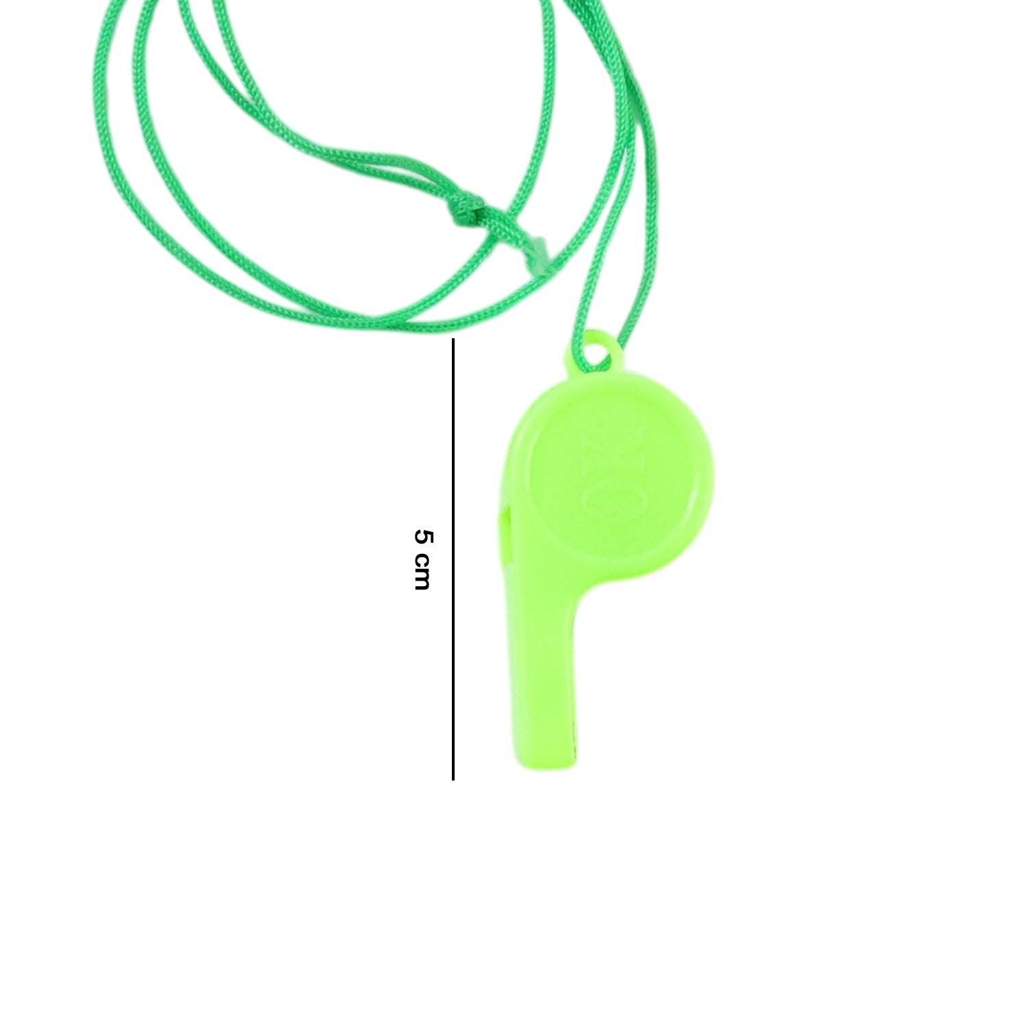 Plastic Sports Whistle with Neck Lanyard Loud Safety Whistle (1 Pc, Mix Color)