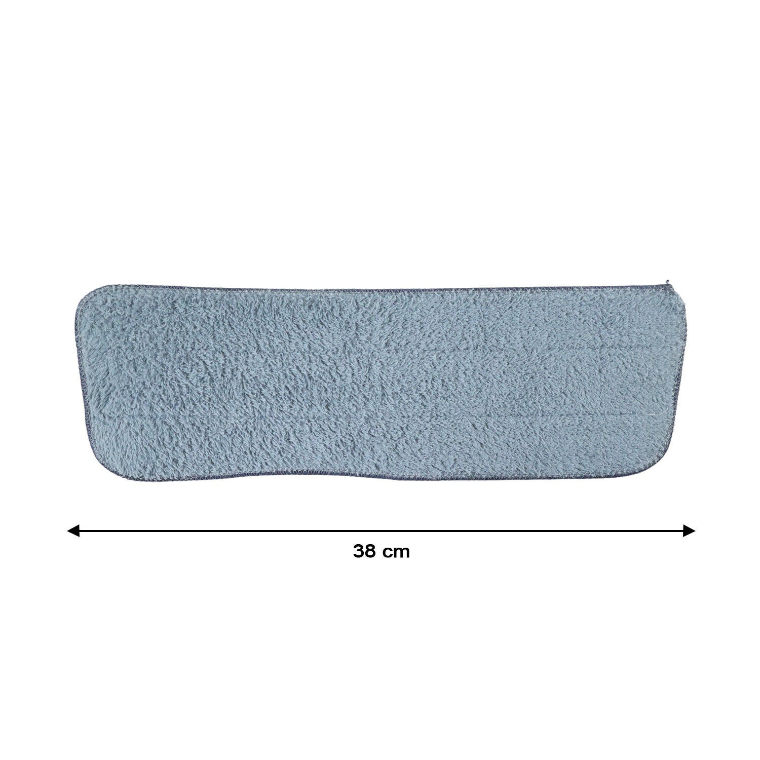Microfiber Flat Mop Replacement Pad for Floor Cleaning (1 Pc, 38x12Cm)