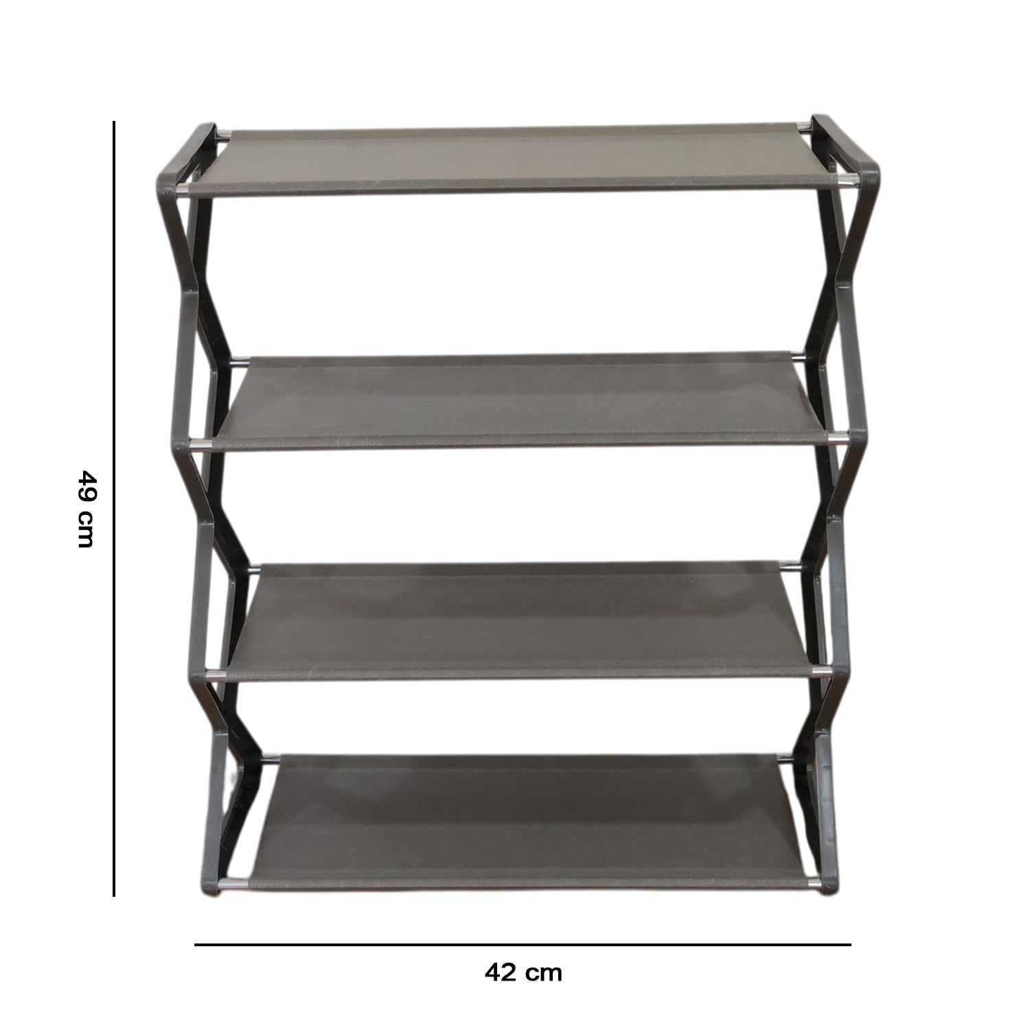 4 Layer Foldable Shoe Rack Organizer (1 Pc)