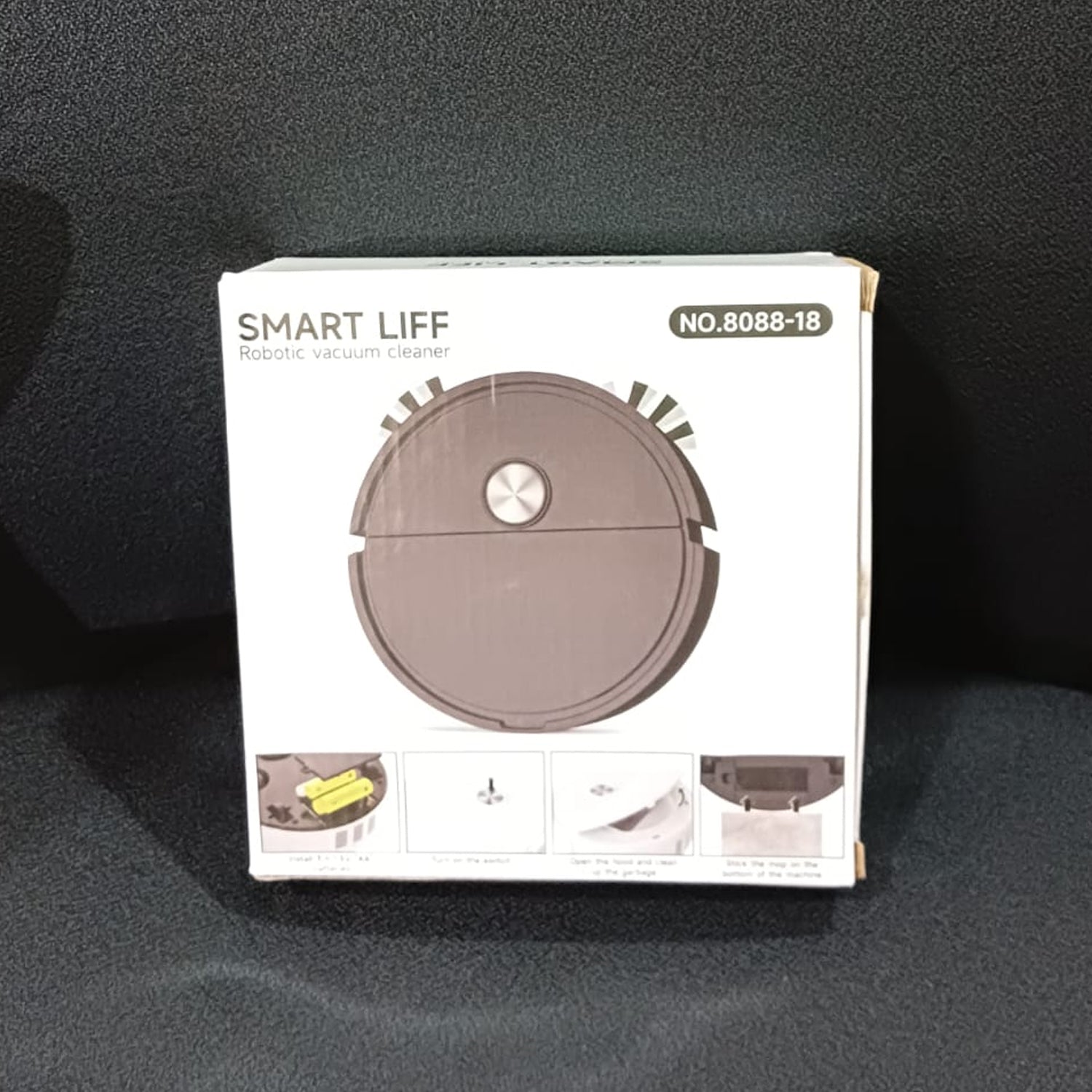 Smart Vacuum Cleaner Sweeping & Mopping Robot â€“ Quiet, Compact Design