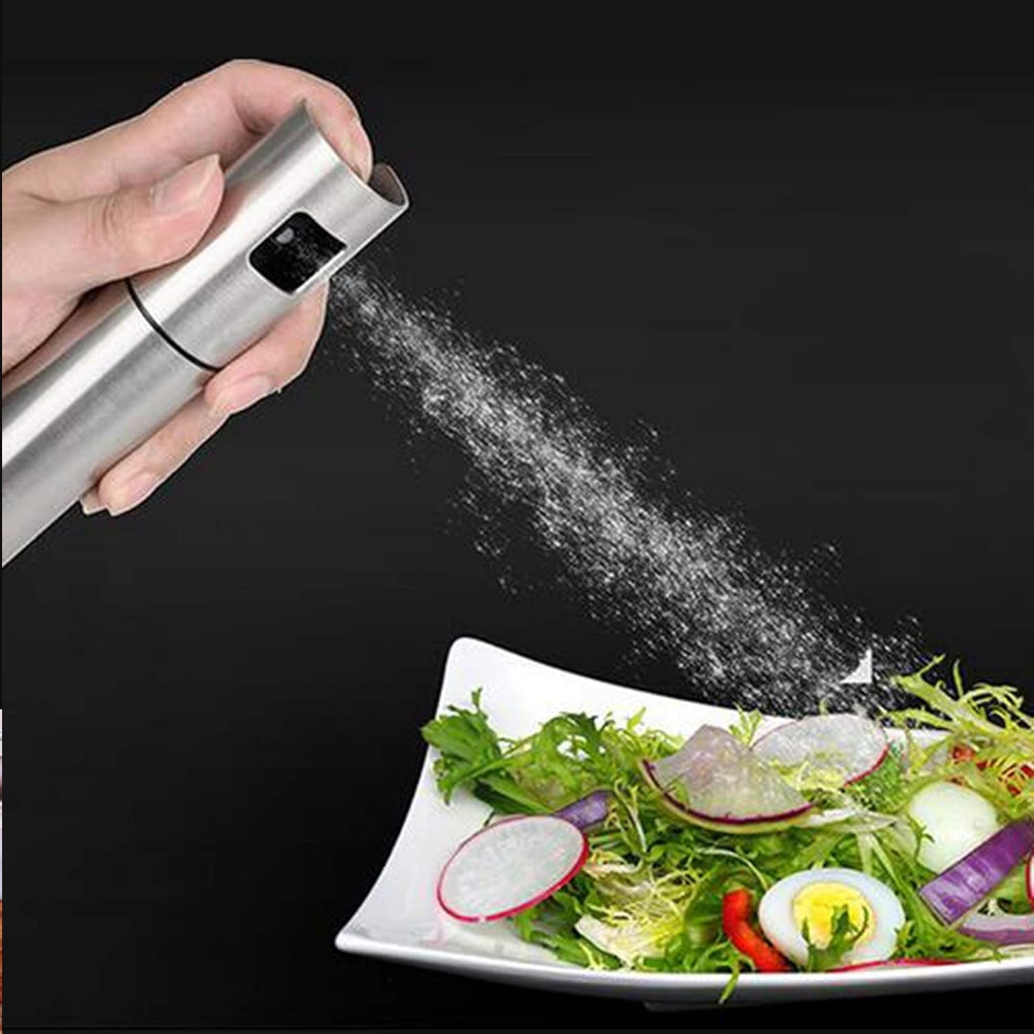 Oil Spray Bottle for Dosa | Food Grade Stainless Steel Glass Oil Spray Bottle (100 ML)