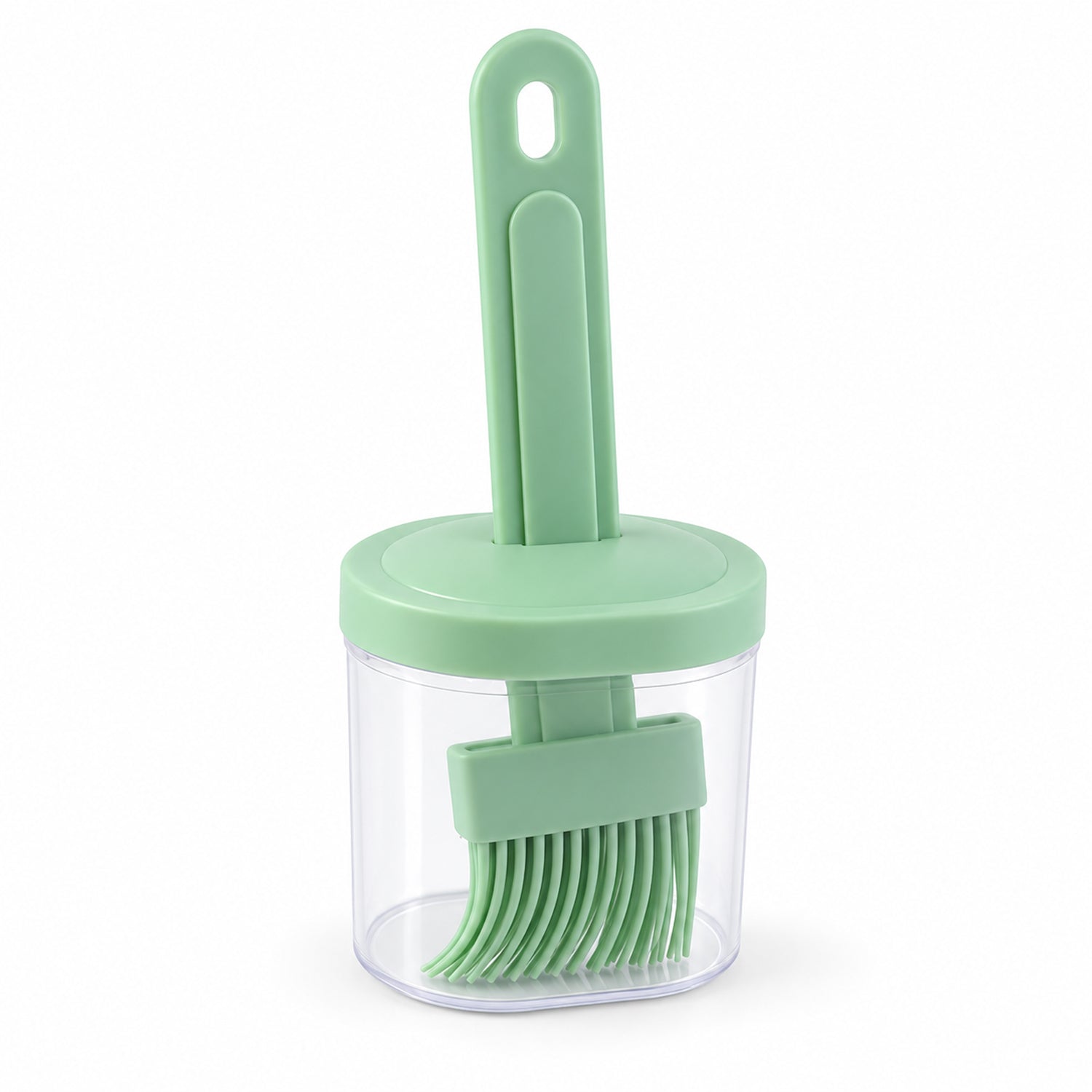 Oil Jar and Silicone Brush