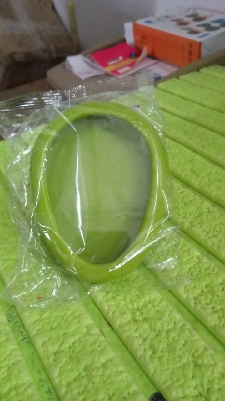 Green vegetable container vertical orientation