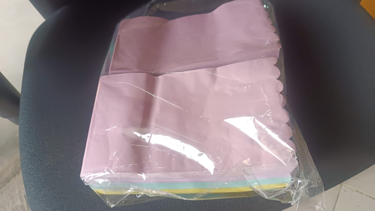 Multi-Color Baking Paper Sheets Display