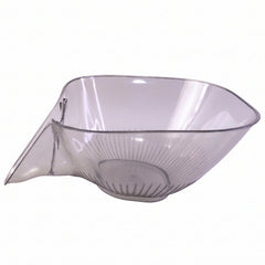 Side view of the plastic strainer basket