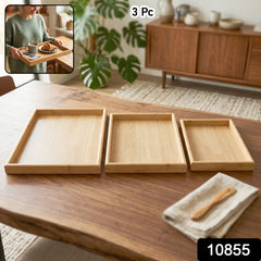 Wooden Nesting Tray Set