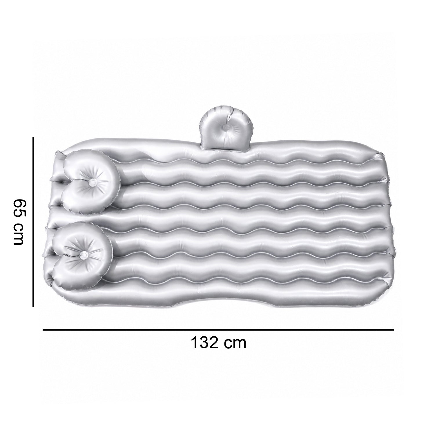 Car Air Mattress Bed Set with Inflatable Pillows and Cushions (1 Set / Mix Design)
