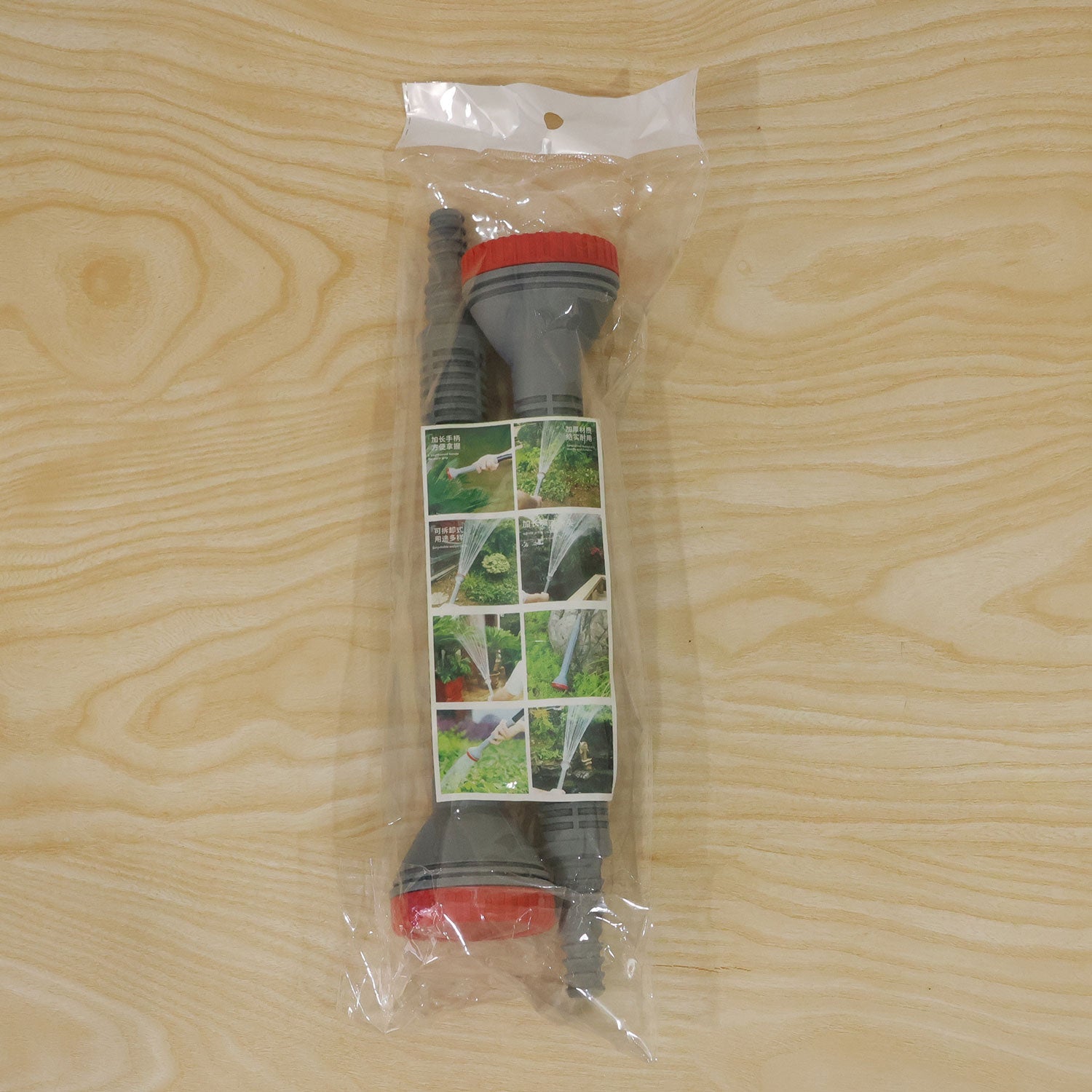 Garden hose spray nozzle watering use