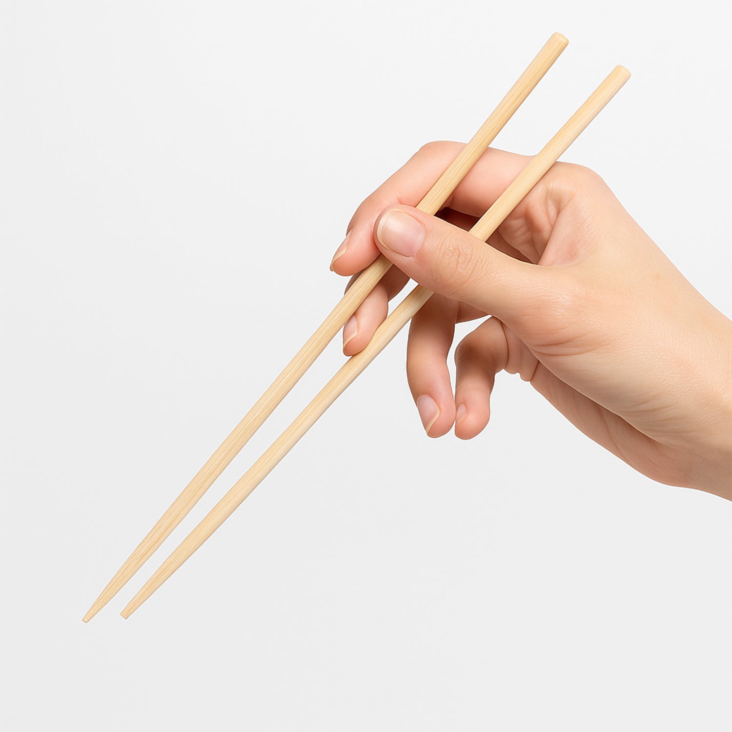 Set of bamboo BBQ skewers ready for grilling.