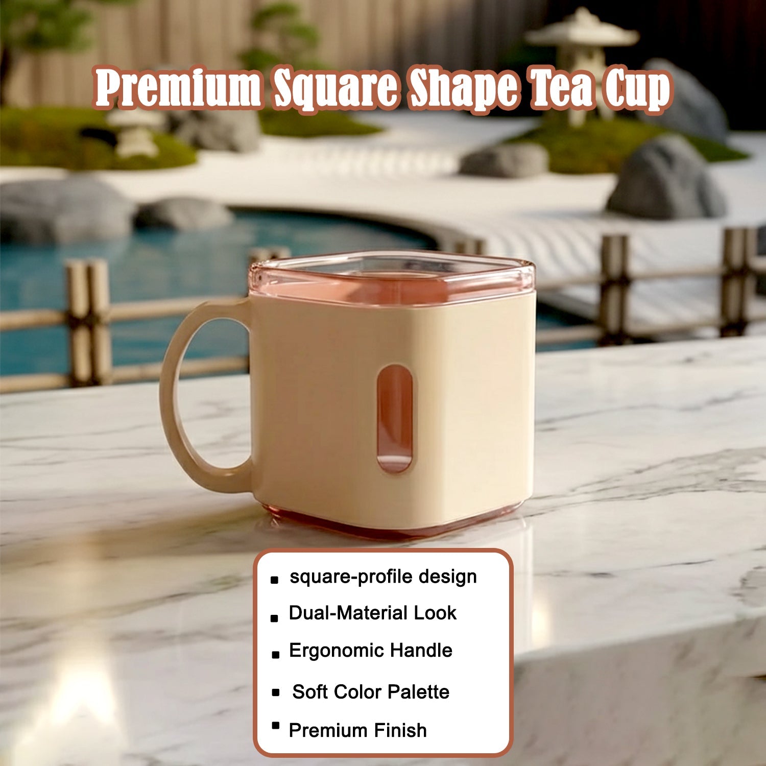 Tea Cup Set Front View