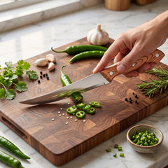 Kitchen knife from stainless steel kitchen tool set
