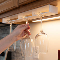 Stemware holder cabinet storage
