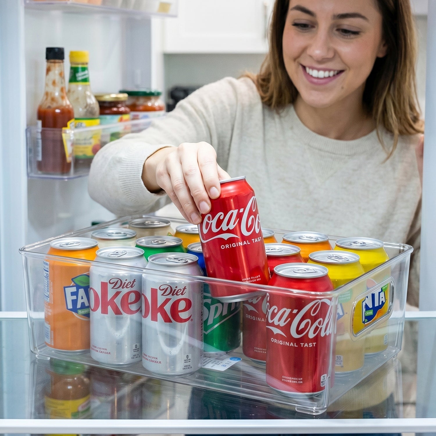 Storage box fridge use