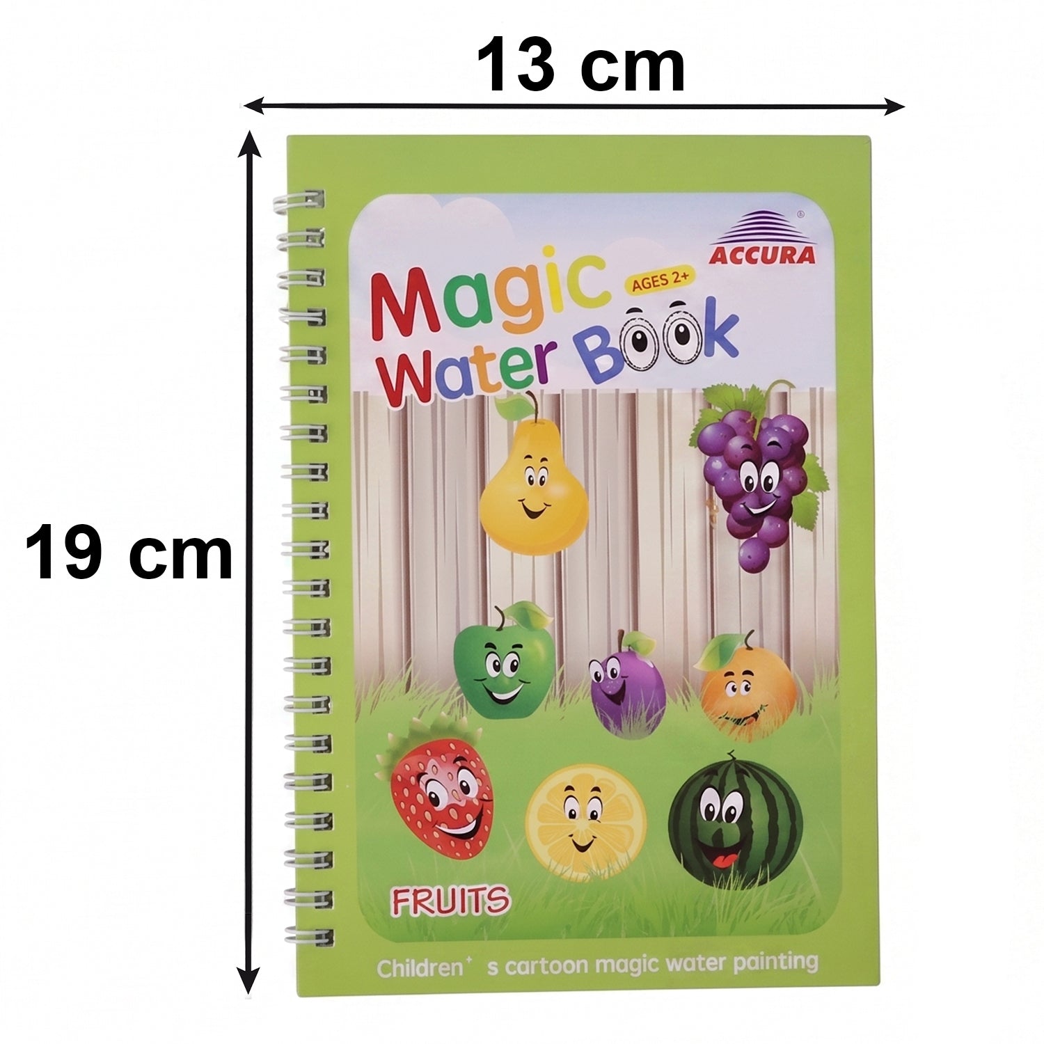 Dimensions of magic water painting book