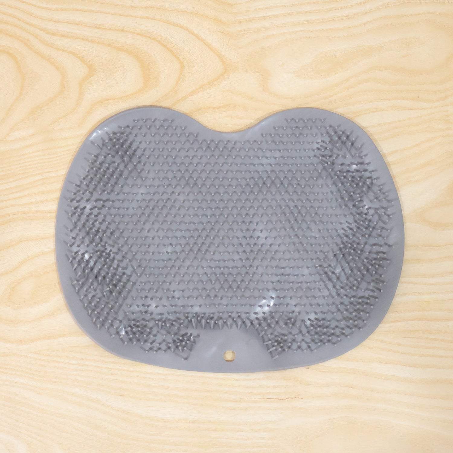 Silicone Bathroom Foot Cleaning Scrubber Mat (1 Pc, 27x20 Cm)