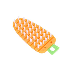 2950 Vegetable Scrubbing Brush, Vegetable Scrubber Nonâ€‘Toxic Fruit Brush Carrot Shape Vegetable Brush for Potato for Vegetable DeoDap