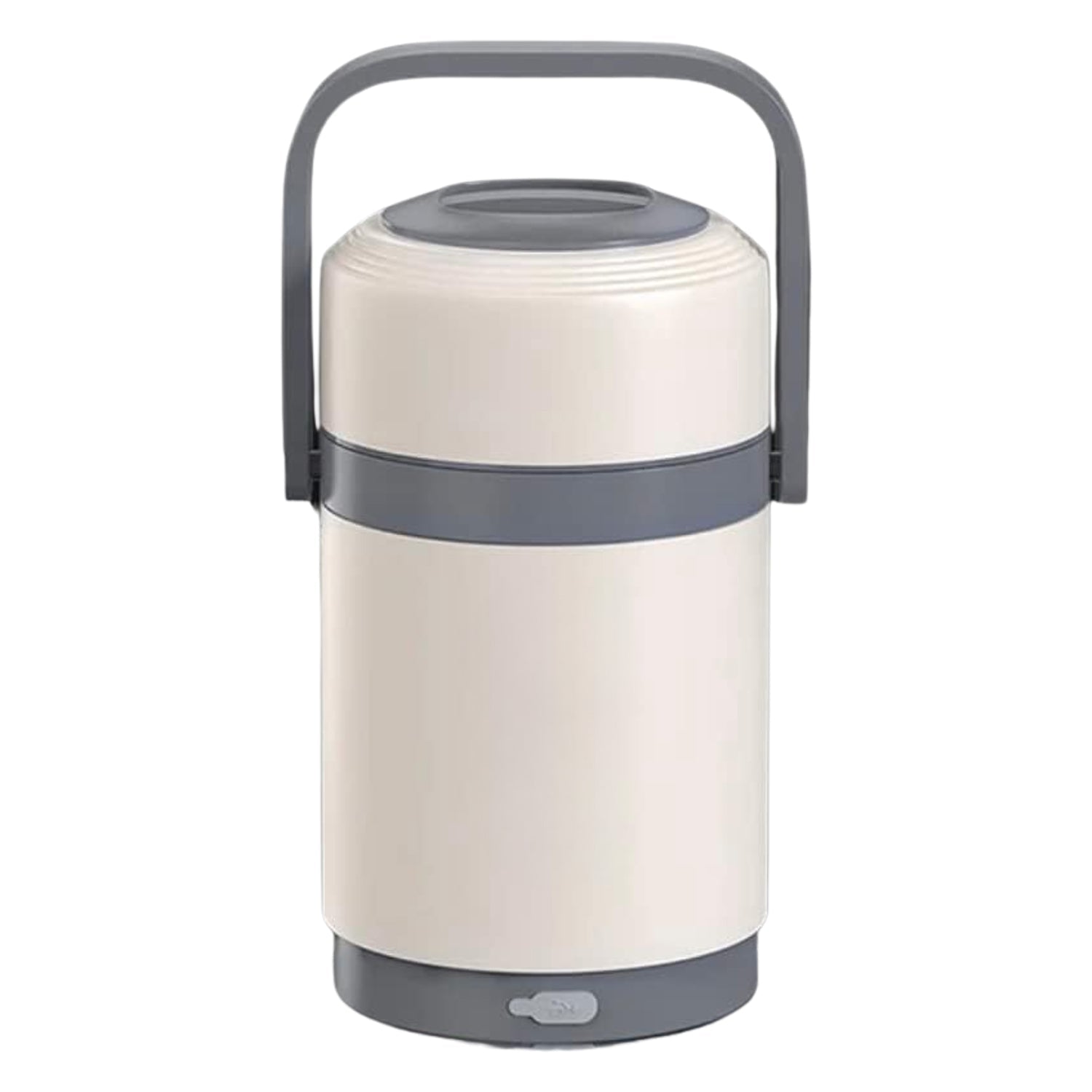 White USB Electric Heated Lunch Box 2L
