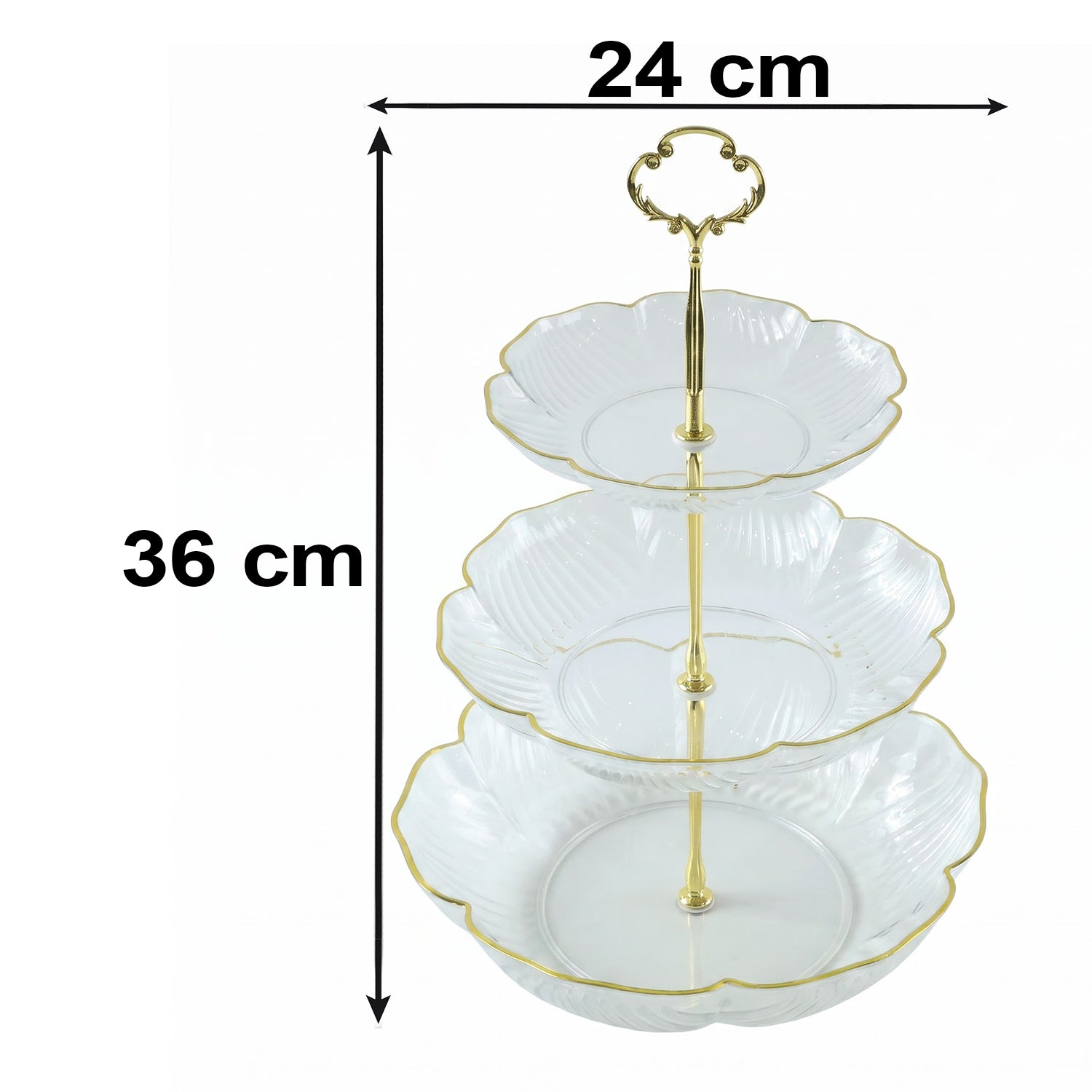 Rack used for serving at a party table