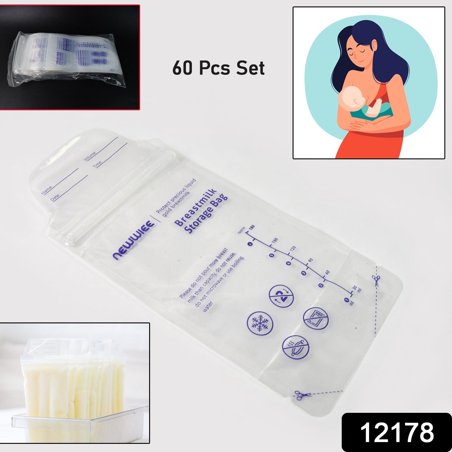MommyLock Breastmilk Storage Bags Set