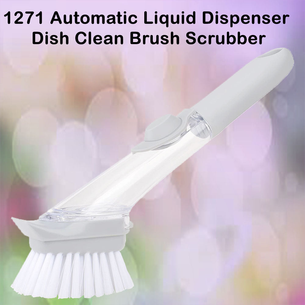 Automatic dish cleaning brush for kitchen use