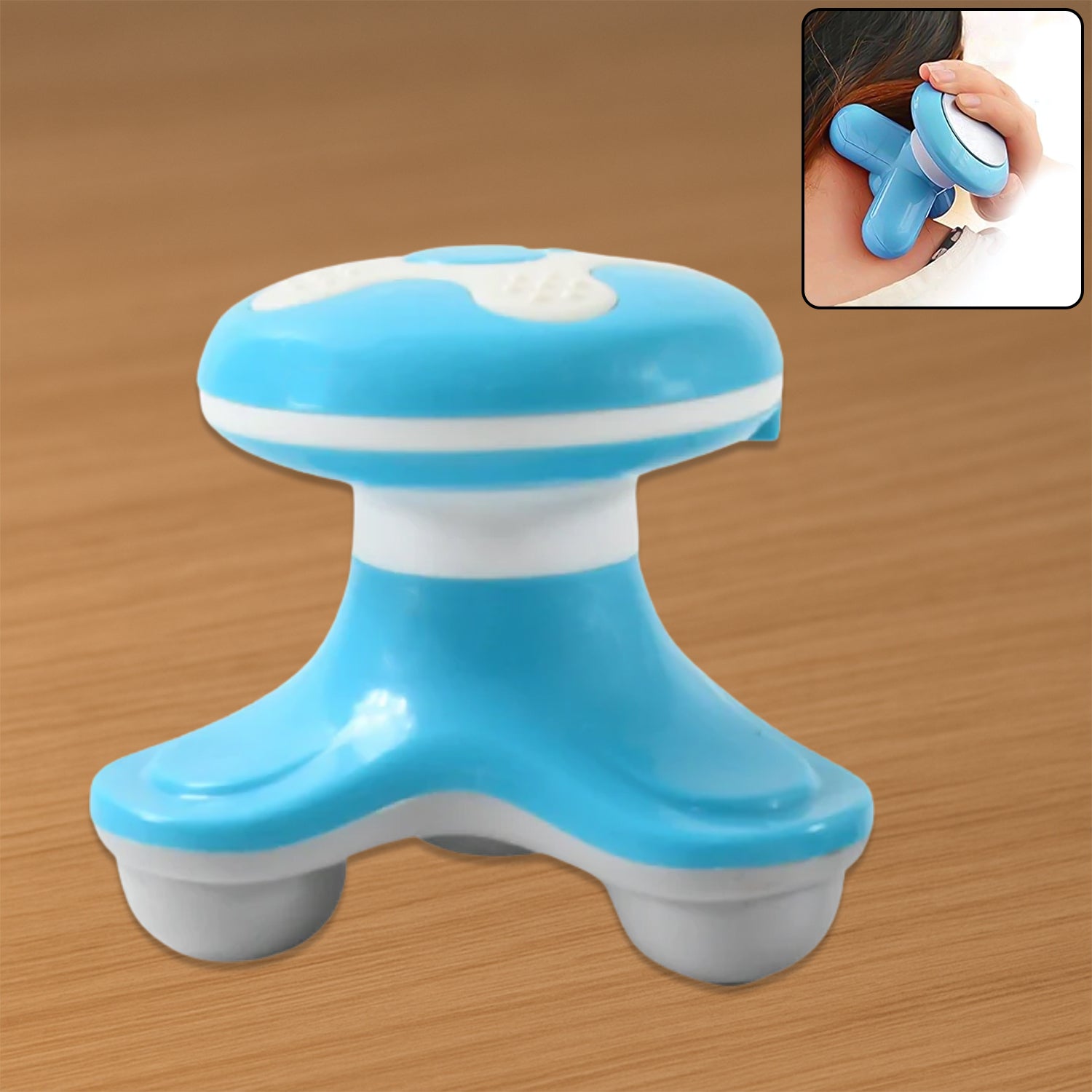 Triangle USB Mini Massager front view on white background