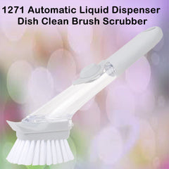 Automatic dish cleaning brush for kitchen use