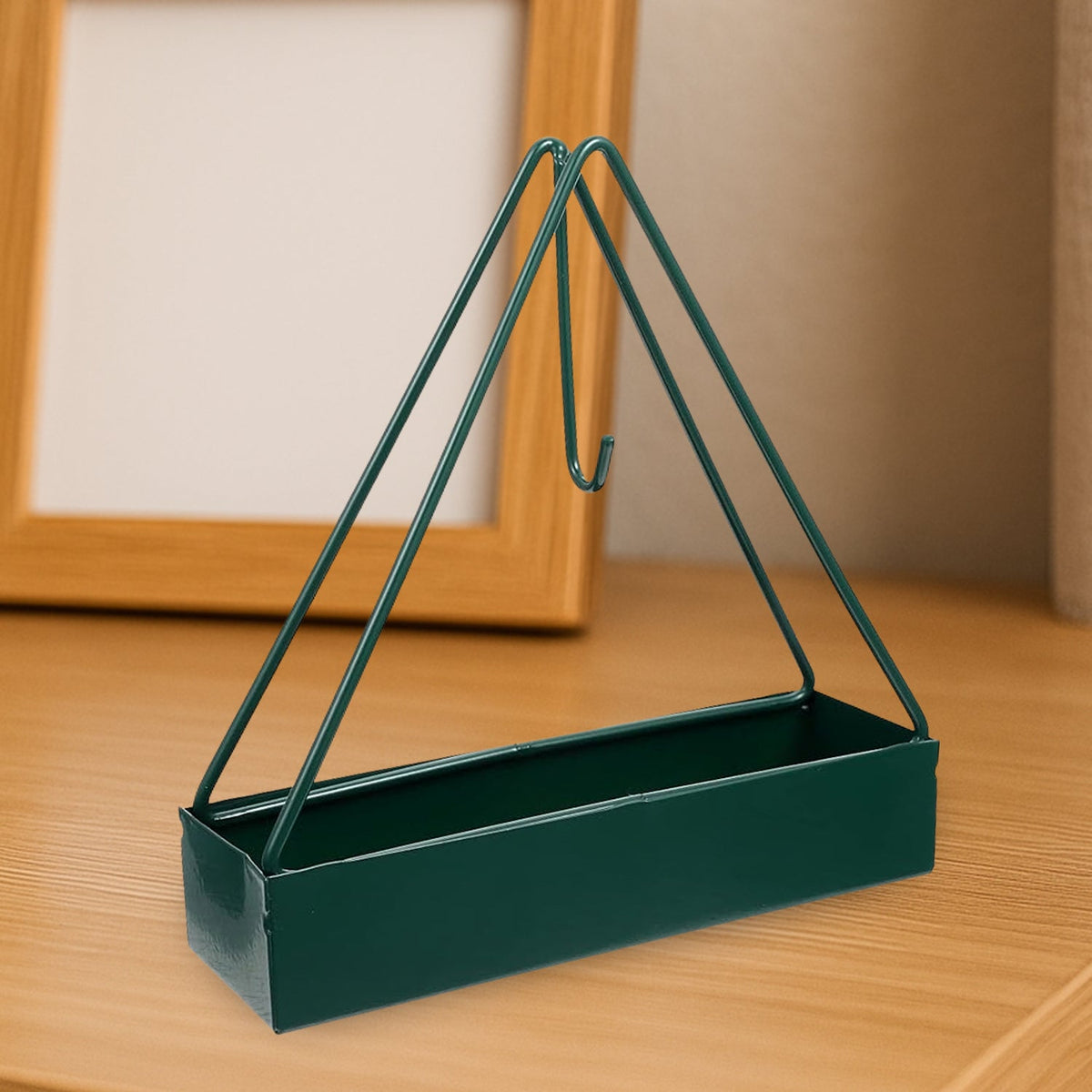 Triangular Iron Mosquito Coil Holder â€“ Stylish Outdoor Incense Holder