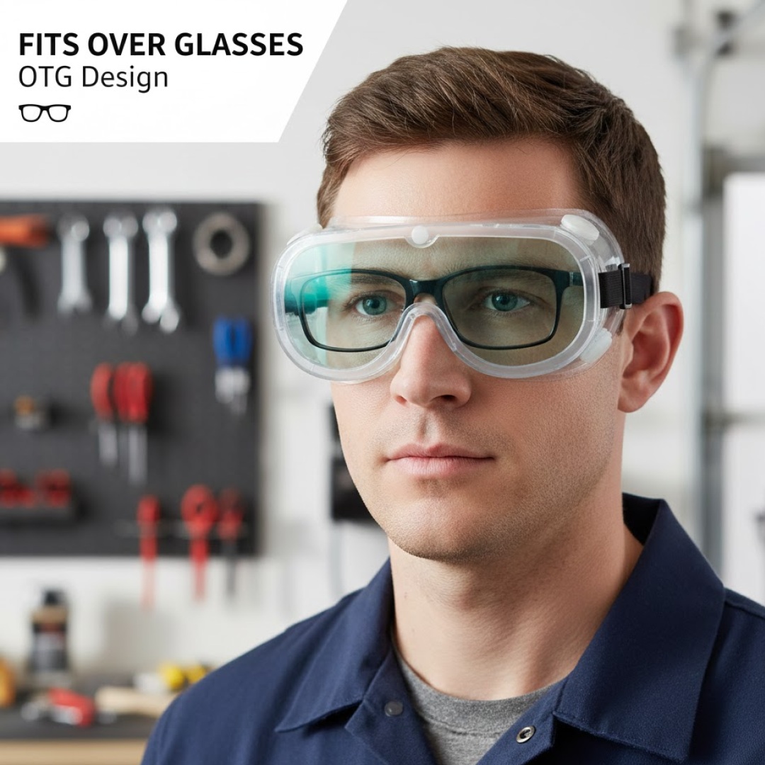 Eye Safety Goggles protective design details