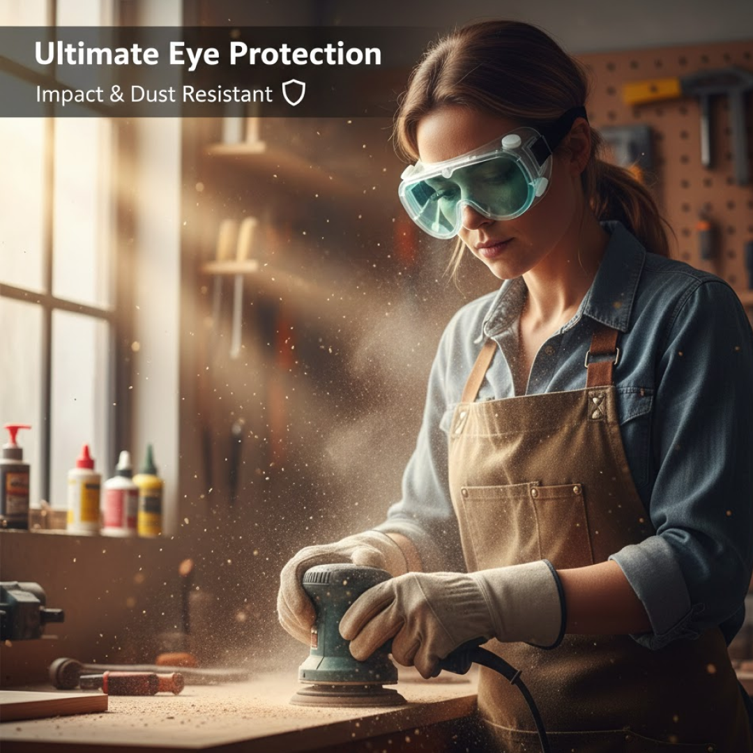 Safety Goggles for dust and splash protection