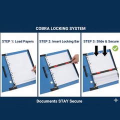 Standard File Plastic Clip â€“ A4 Paper Holder (33Ã—26 cm / 4 Pc)