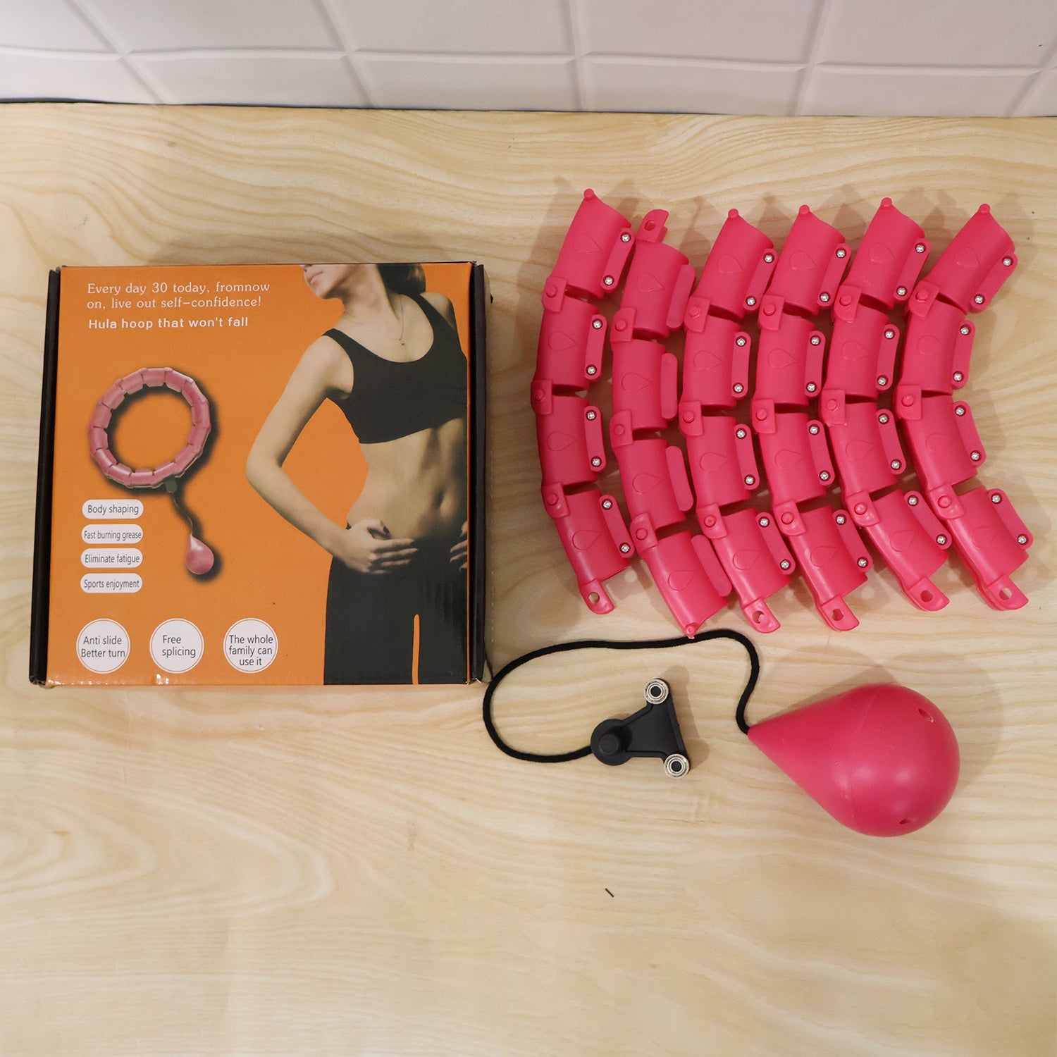 Smart hula hoop color box packing photo