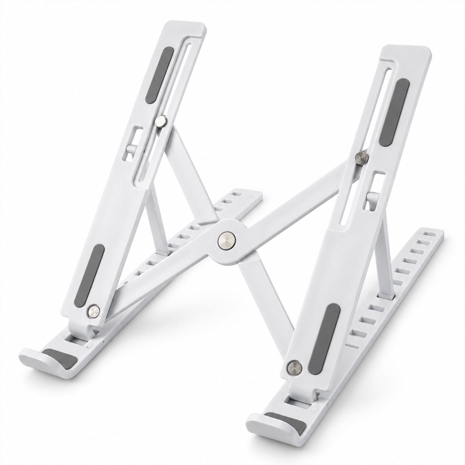 Foldable Laptop Stand for Desk, Adjustable Height Laptop Riser with Bag (1 Pc)