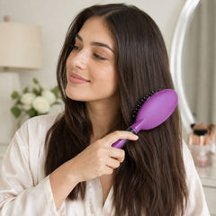 Cushioned paddle brush for men, women & kids