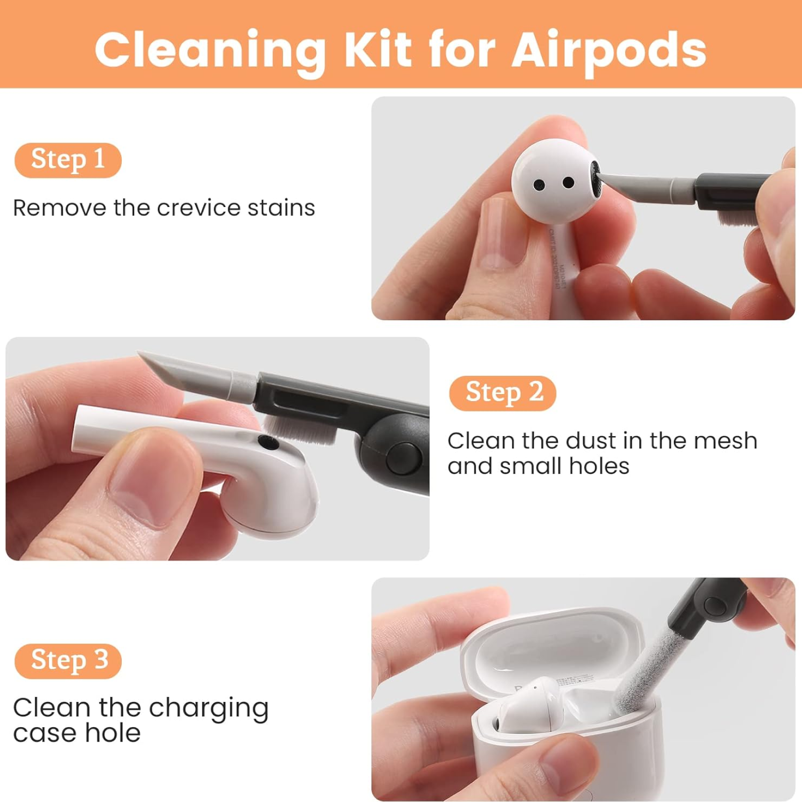 DeoDap 7-in-1 Electronic Cleaner Kit - scale